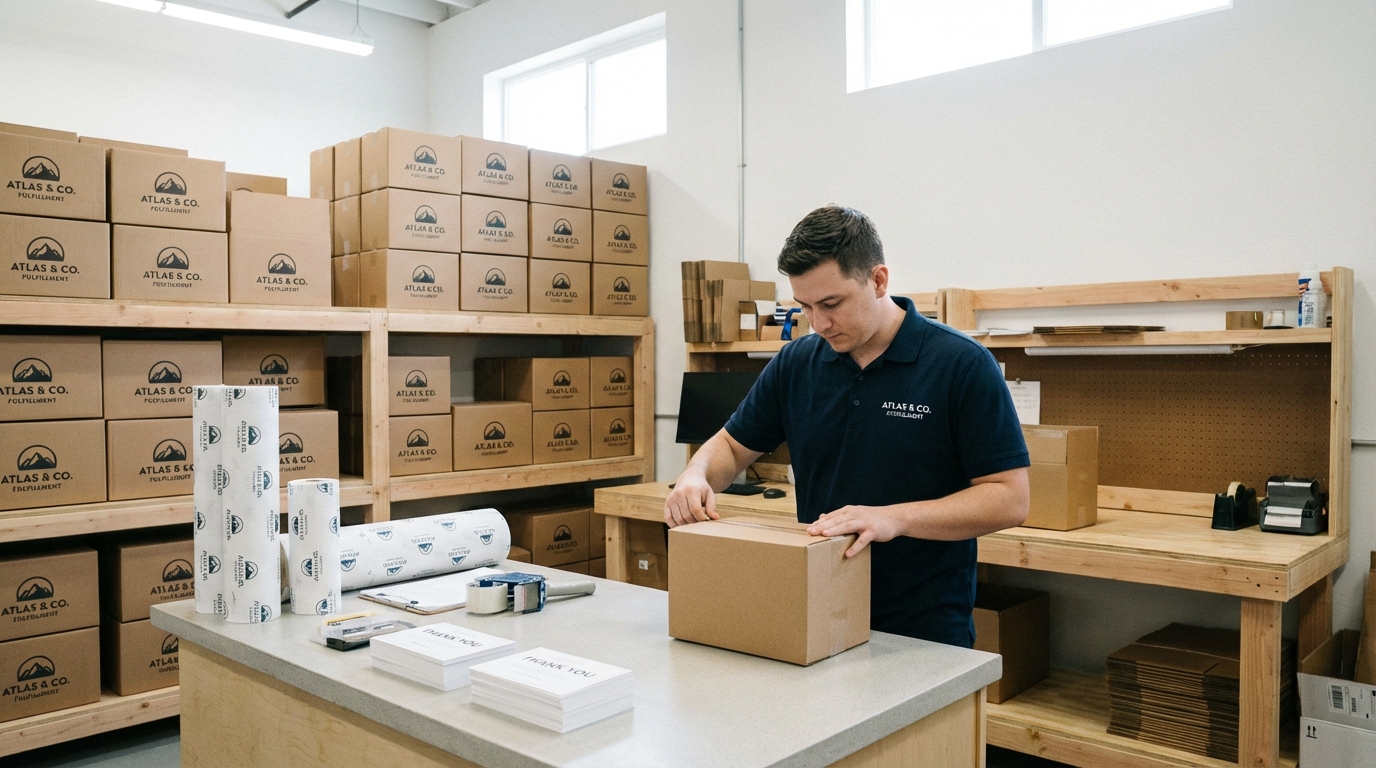 Order fulfillment process from purchase to doorstep delivery